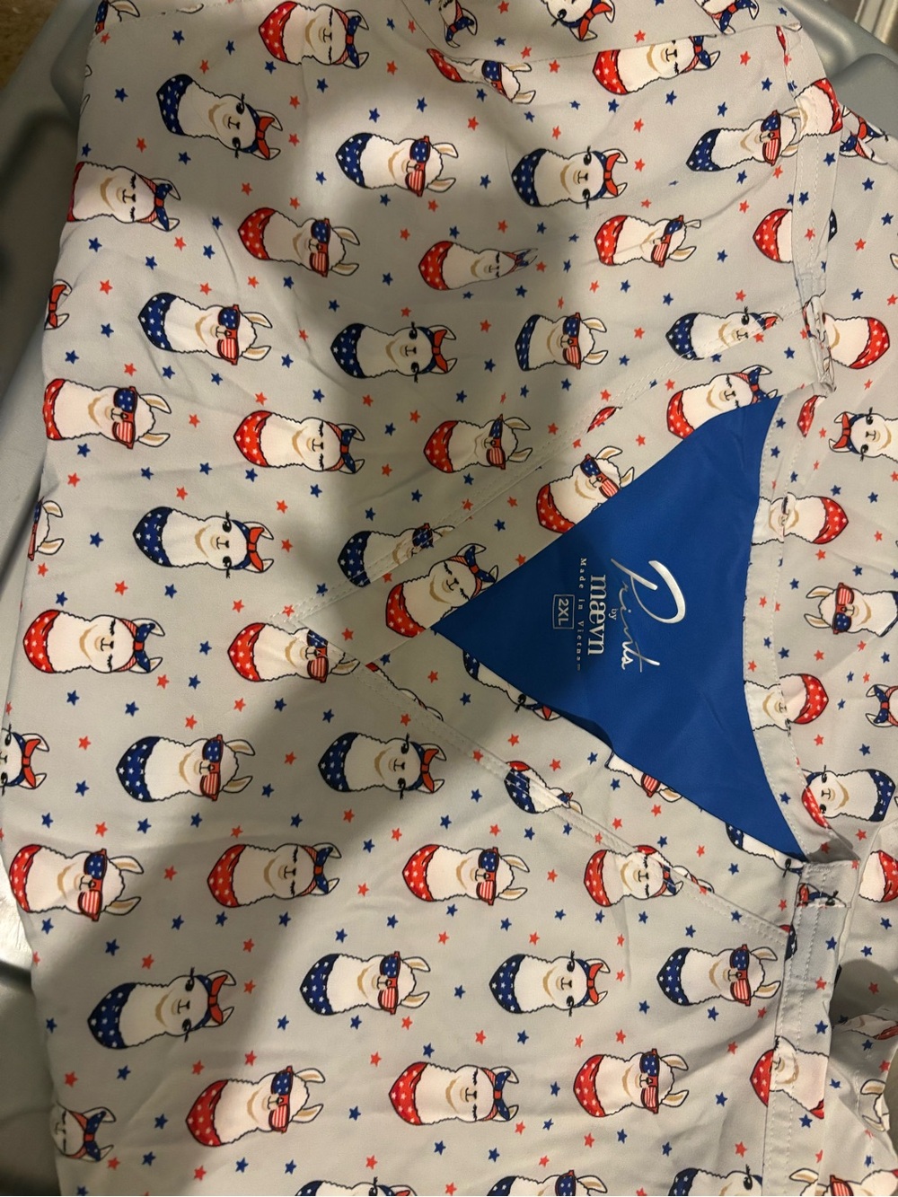 Fourth of July Scrub Top - Picture 2 of 4